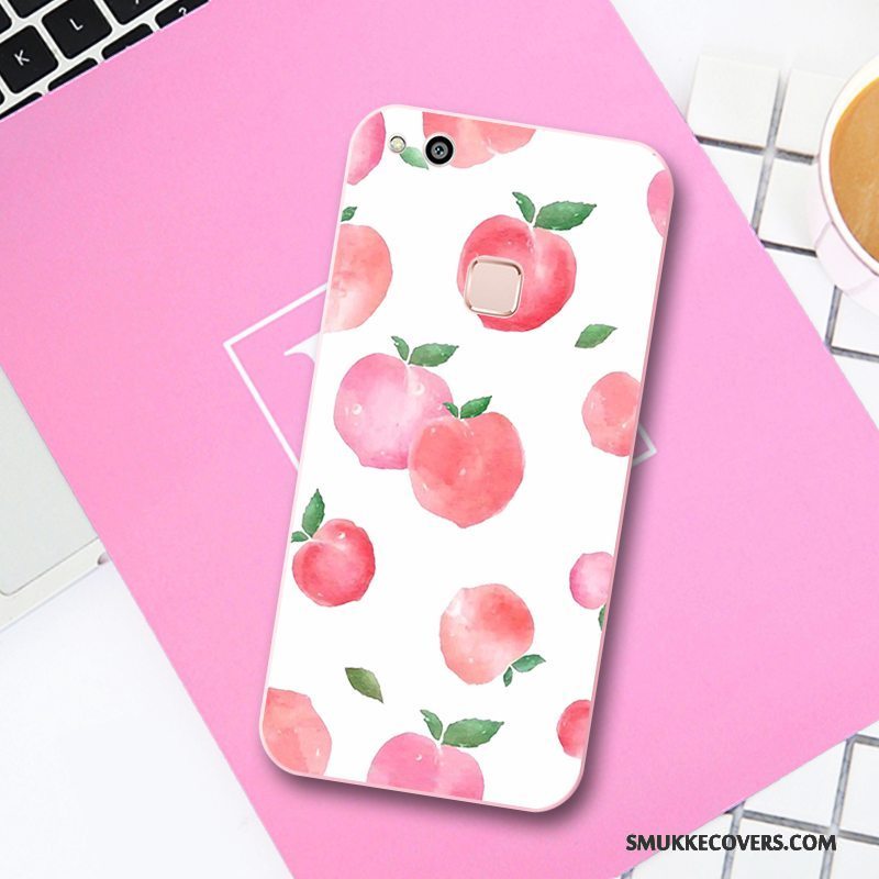 Etui Huawei P10 Lite Blød Trend Smuk, Cover Huawei P10 Lite Relief Rød Telefon