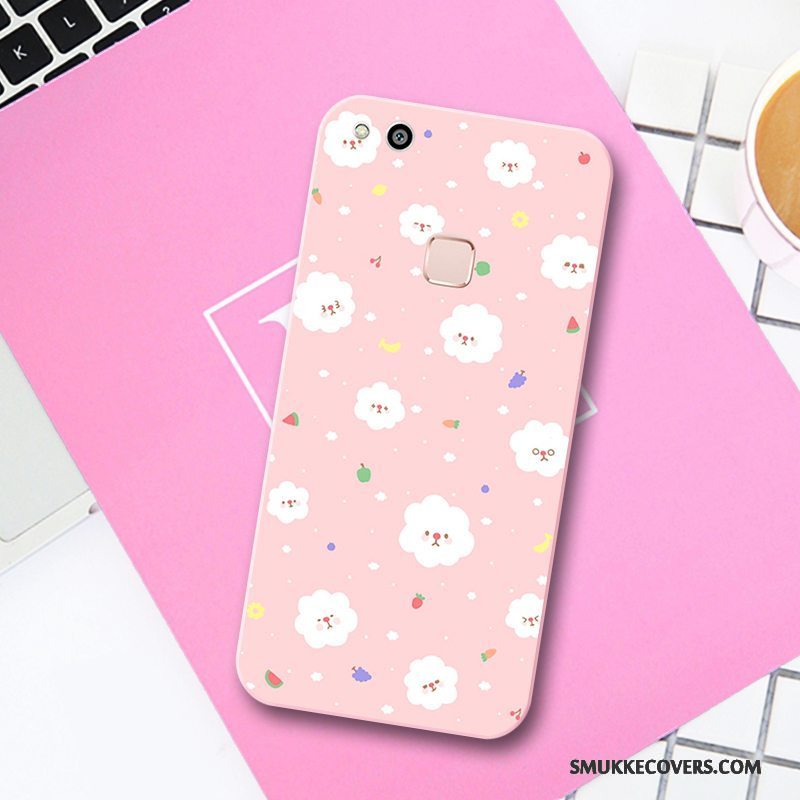 Etui Huawei P10 Lite Blød Trend Smuk, Cover Huawei P10 Lite Relief Rød Telefon