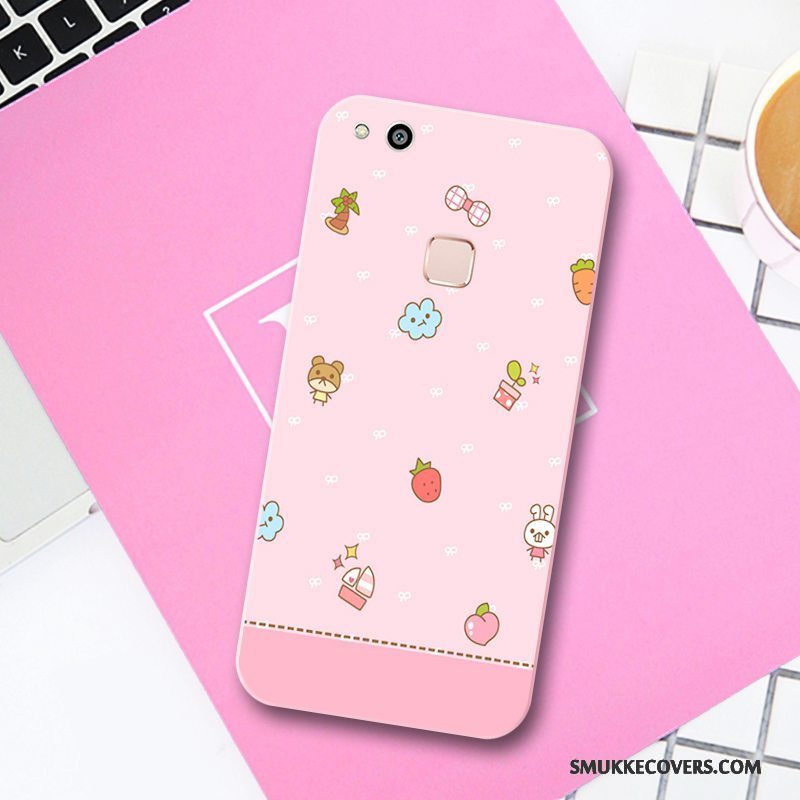 Etui Huawei P10 Lite Blød Trend Smuk, Cover Huawei P10 Lite Relief Rød Telefon