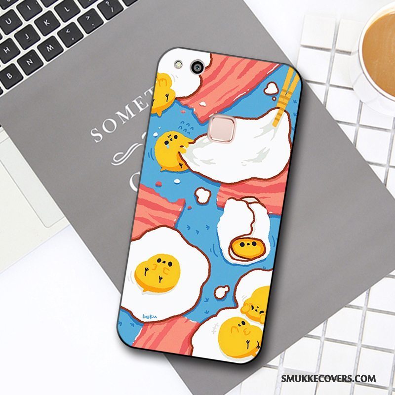 Etui Huawei P10 Lite Cartoon Frisk Smuk, Cover Huawei P10 Lite Relief Telefonanti-fald