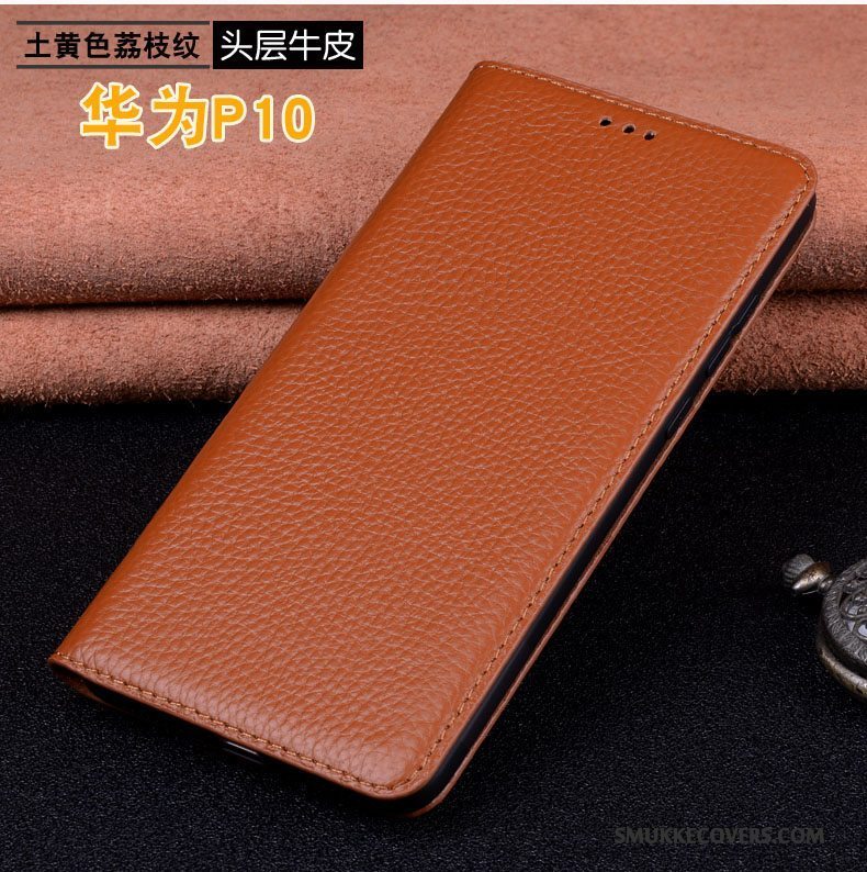 Etui Huawei P10 Læder Anti-fald Telefon, Cover Huawei P10 Folio