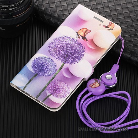 Etui Huawei P10 Læder Smuk Telefon, Cover Huawei P10 Folio Gul