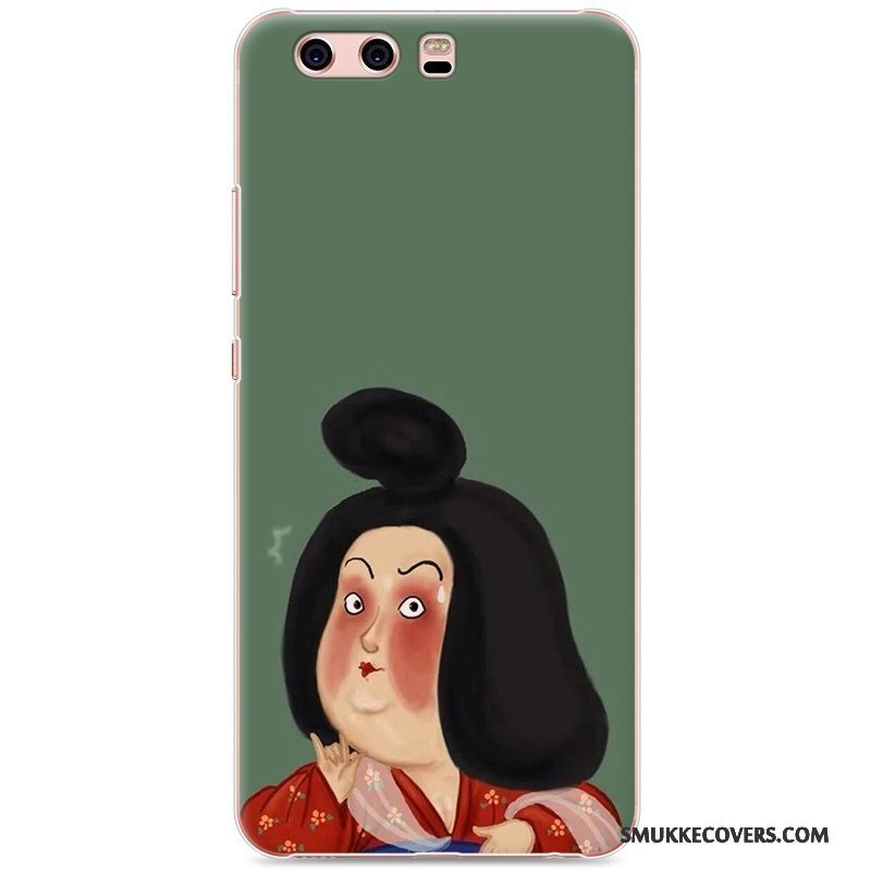 Etui Huawei P10 Malet Gul Telefon, Cover Huawei P10 Kreativ Lyse Hård