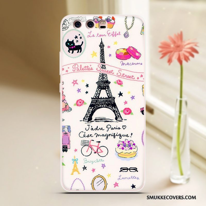 Etui Huawei P10 Plus Beskyttelse Af Personlighed Cool, Cover Huawei P10 Plus Cartoon Trend Blå