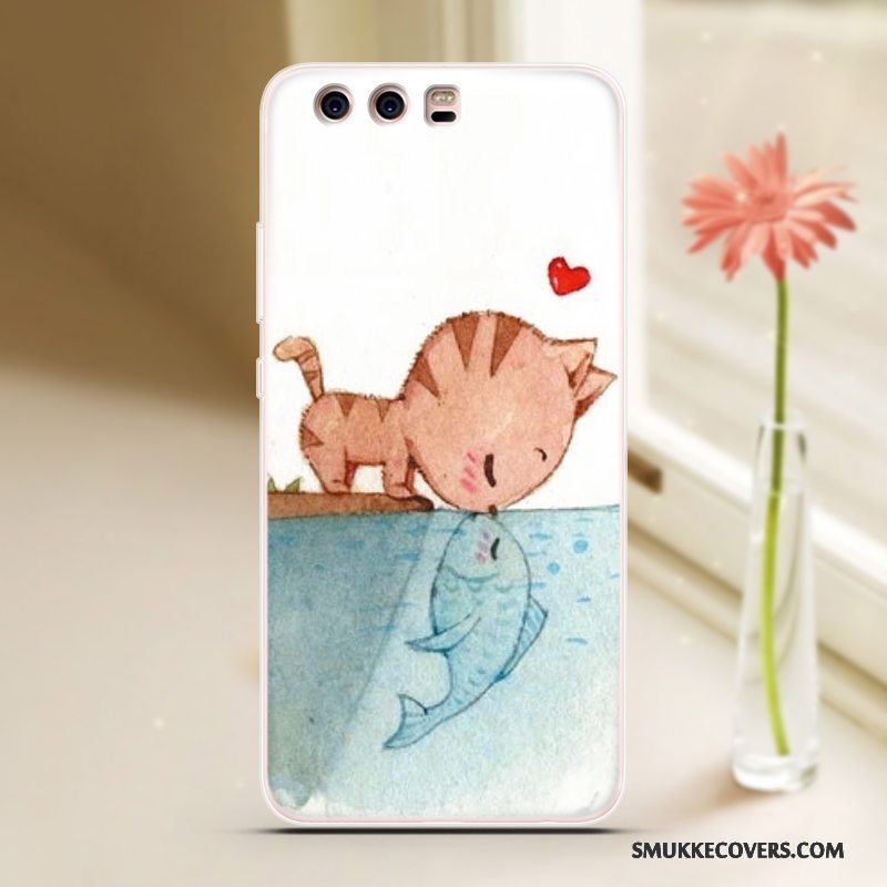 Etui Huawei P10 Plus Beskyttelse Af Personlighed Cool, Cover Huawei P10 Plus Cartoon Trend Blå