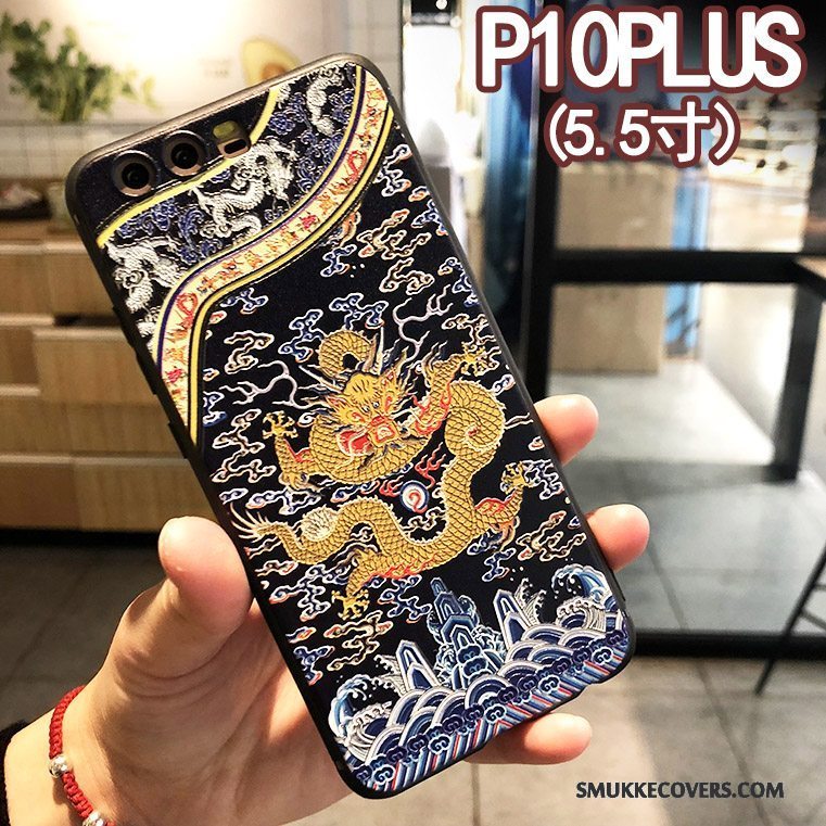 Etui Huawei P10 Plus Beskyttelse Trend Af Personlighed, Cover Huawei P10 Plus Tasker Totem Dragon