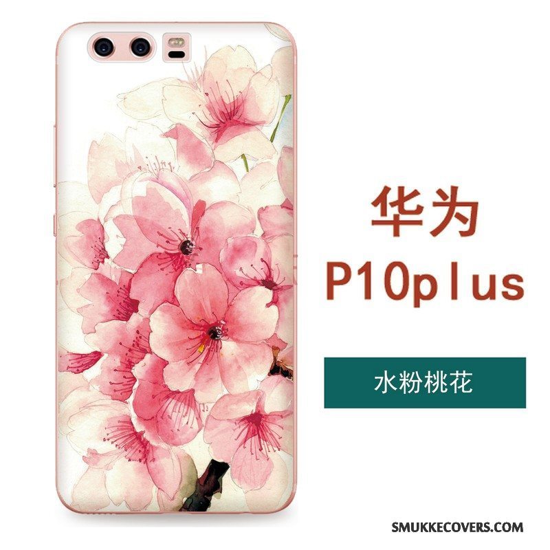 Etui Huawei P10 Plus Blød Hængende Ornamenter Grøn, Cover Huawei P10 Plus Tasker Blomster Kunst