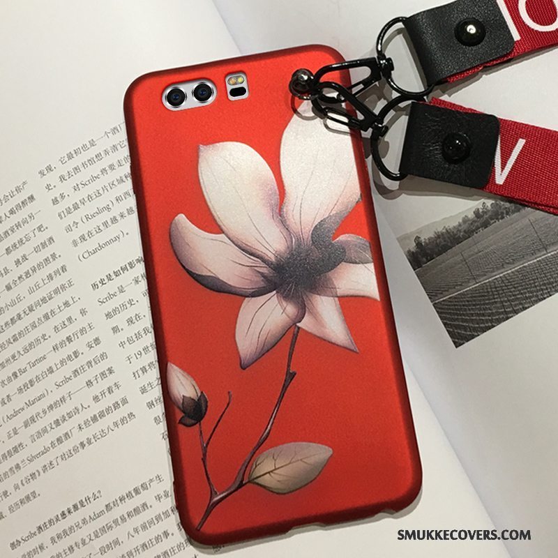 Etui Huawei P10 Plus Blød Nubuck Telefon, Cover Huawei P10 Plus Tasker Sort Anti-fald