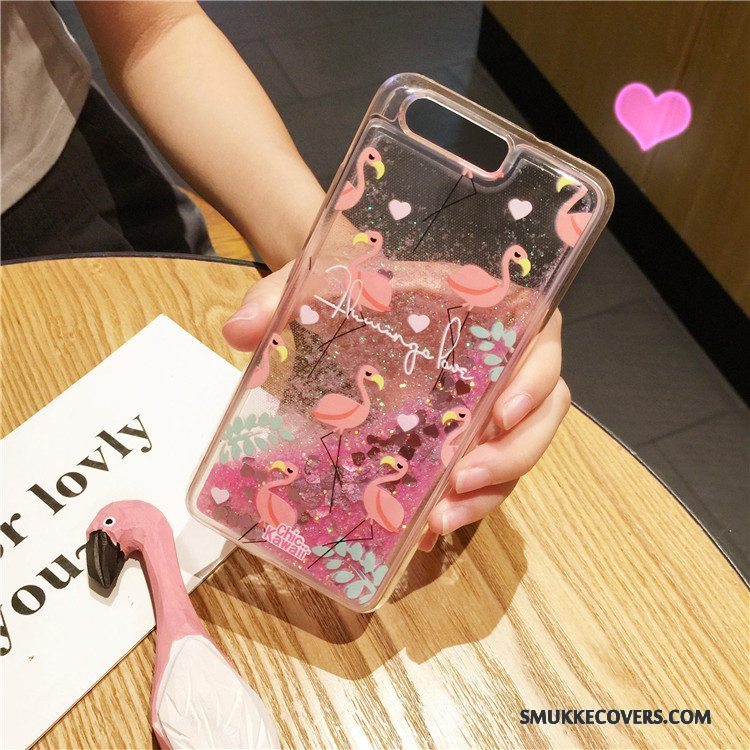 Etui Huawei P10 Plus Blød Telefonquicksand, Cover Huawei P10 Plus Silikone Fugl Lyserød