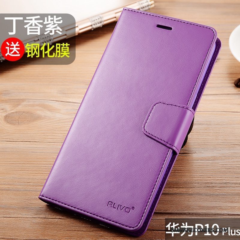 Etui Huawei P10 Plus Blød Telefonrød, Cover Huawei P10 Plus Folio