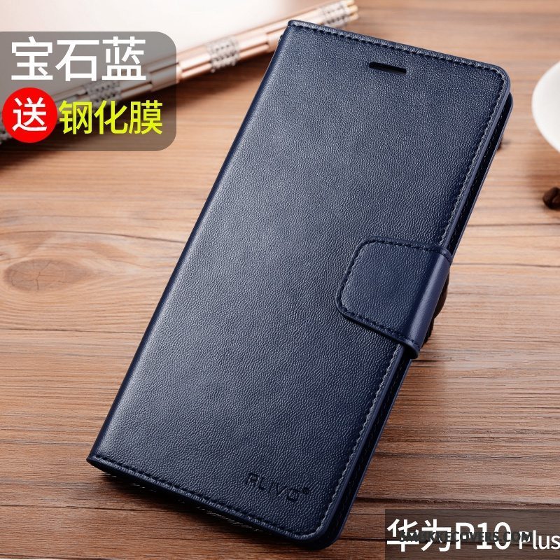 Etui Huawei P10 Plus Blød Telefonrød, Cover Huawei P10 Plus Folio