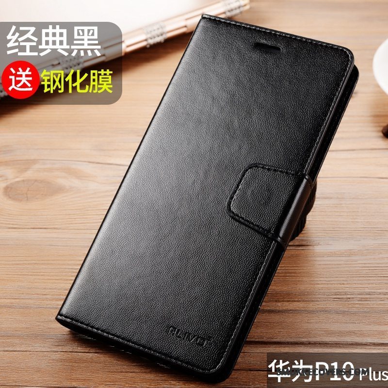 Etui Huawei P10 Plus Blød Telefonrød, Cover Huawei P10 Plus Folio