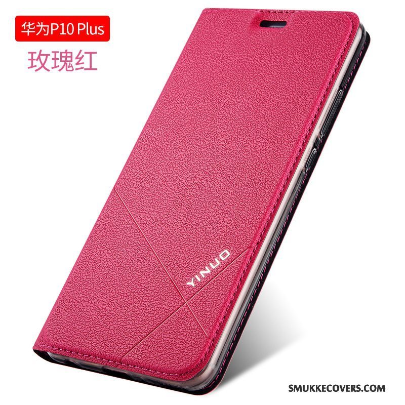 Etui Huawei P10 Plus Blød Telefonsort, Cover Huawei P10 Plus Læder Anti-fald