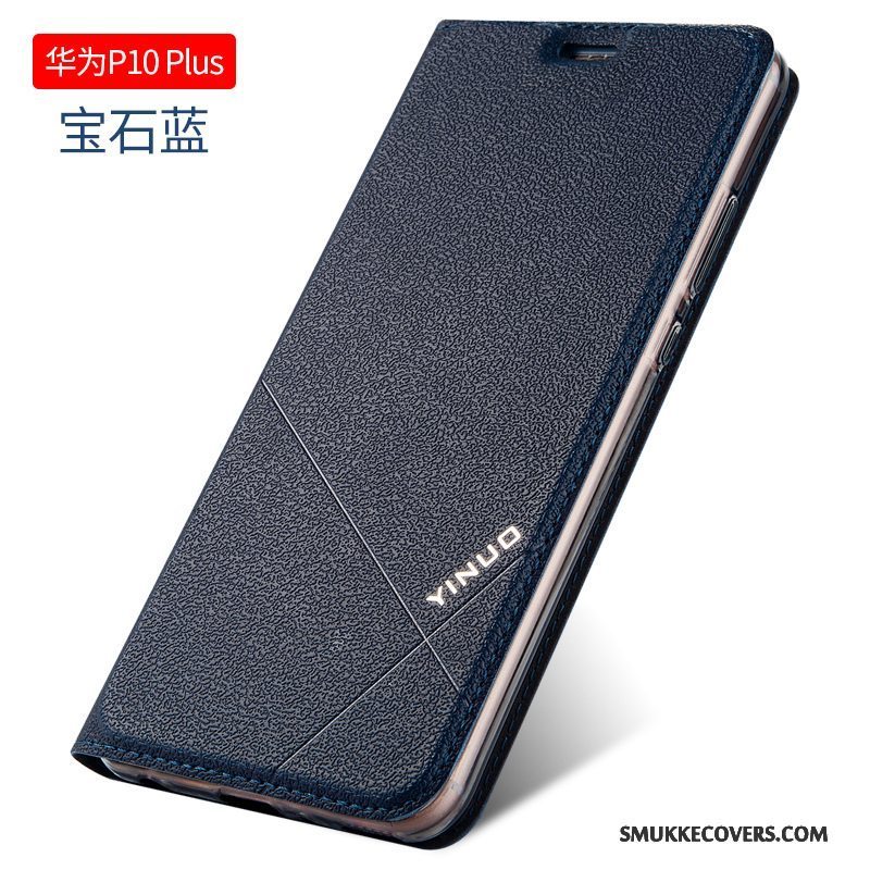 Etui Huawei P10 Plus Blød Telefonsort, Cover Huawei P10 Plus Læder Anti-fald