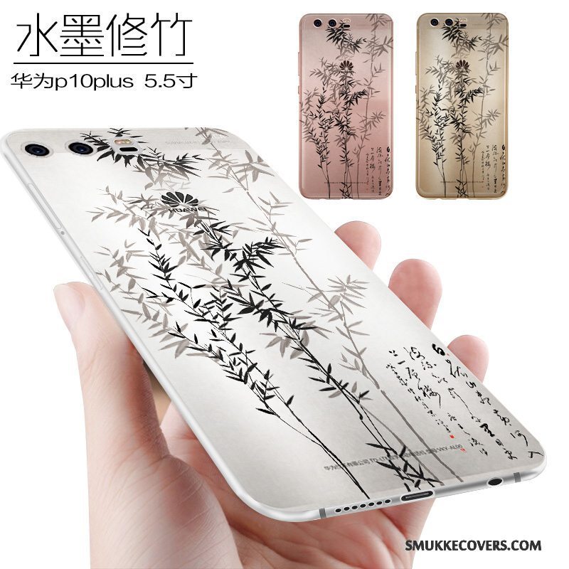 Etui Huawei P10 Plus Blød Trend Anti-fald, Cover Huawei P10 Plus Kreativ Af Personlighed Nubuck