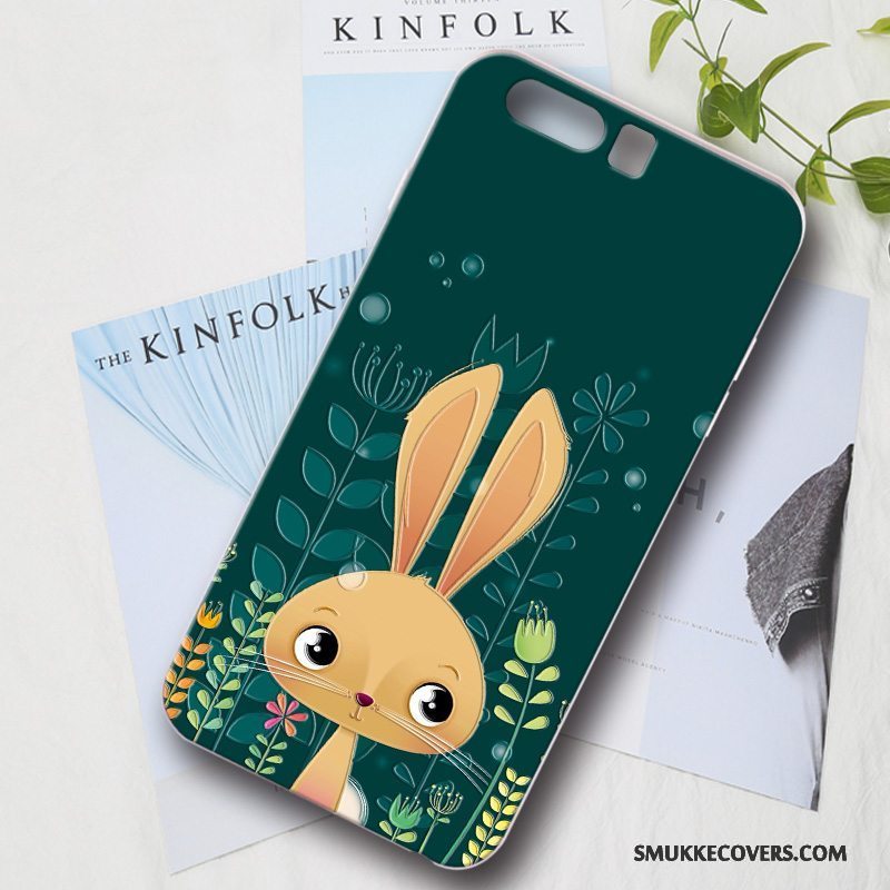 Etui Huawei P10 Plus Cartoon Lyserød Telefon, Cover Huawei P10 Plus Beskyttelse Anti-fald