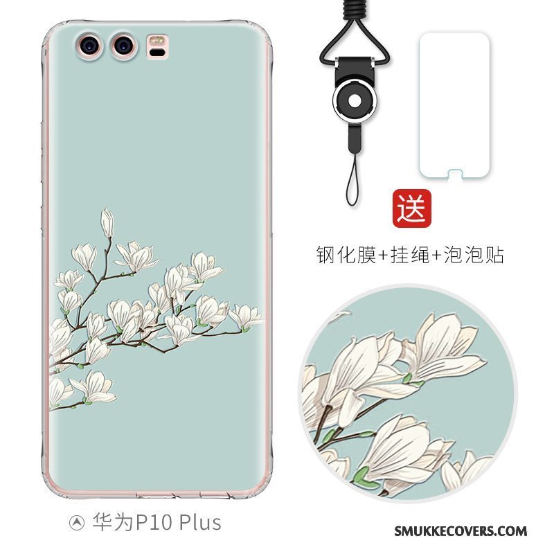 Etui Huawei P10 Plus Farve Af Personlighed Telefon, Cover Huawei P10 Plus Blød Smuk Anti-fald