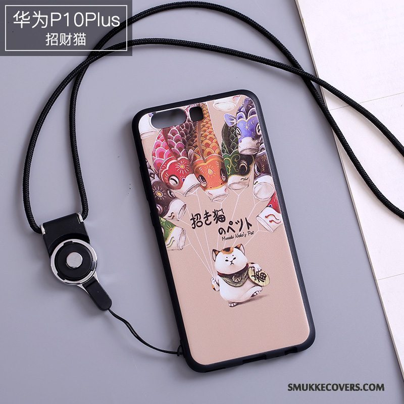 Etui Huawei P10 Plus Farve Hængende Ornamenter Anti-fald, Cover Huawei P10 Plus Blød Telefon