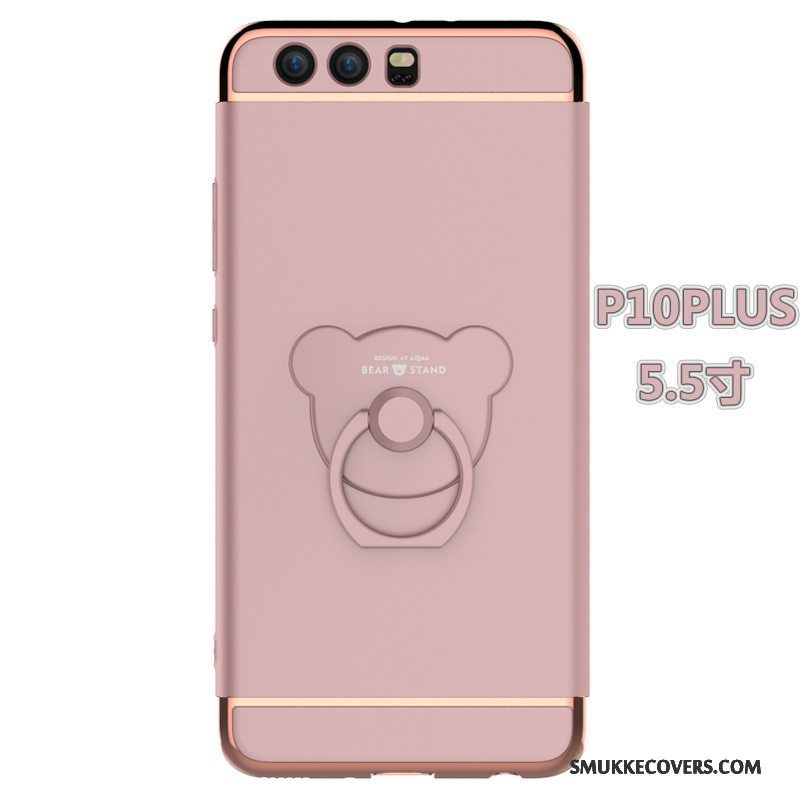 Etui Huawei P10 Plus Farve Spænde Hård, Cover Huawei P10 Plus Beskyttelse Anti-fald Ring