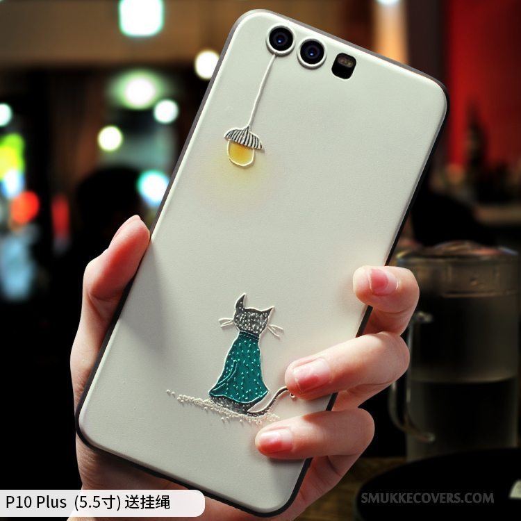 Etui Huawei P10 Plus Kreativ Kunst Anti-fald, Cover Huawei P10 Plus Tasker Telefonaf Personlighed