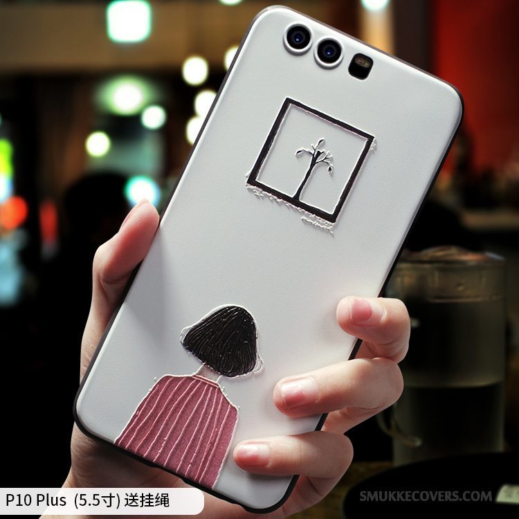 Etui Huawei P10 Plus Kreativ Kunst Anti-fald, Cover Huawei P10 Plus Tasker Telefonaf Personlighed