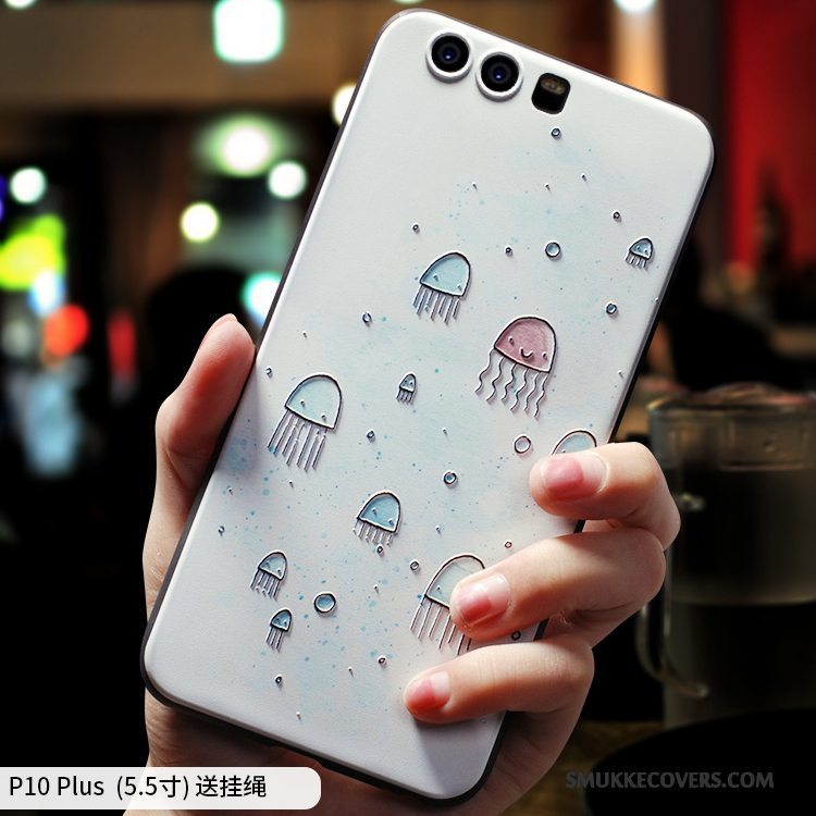 Etui Huawei P10 Plus Kreativ Kunst Anti-fald, Cover Huawei P10 Plus Tasker Telefonaf Personlighed