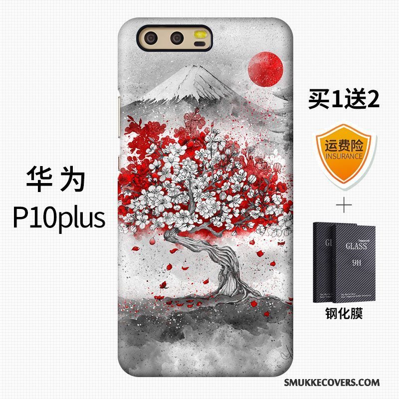 Etui Huawei P10 Plus Kreativ Nubuck Kunst, Cover Huawei P10 Plus Af Personlighed Hård