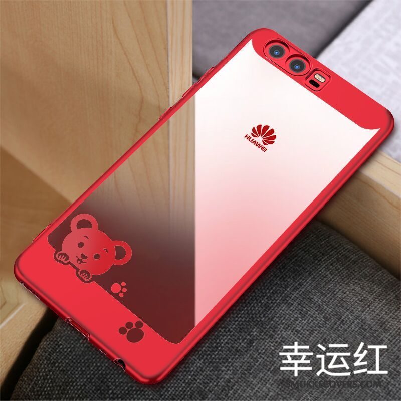 Etui Huawei P10 Plus Kreativ Telefonanti-fald, Cover Huawei P10 Plus Blød Gennemsigtig Tynd