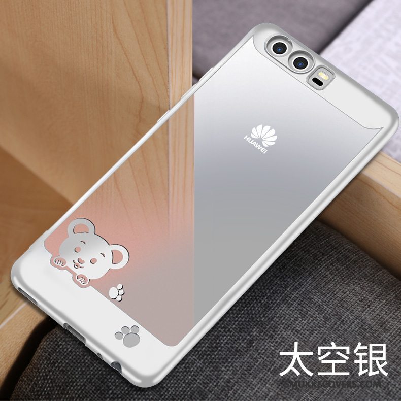 Etui Huawei P10 Plus Kreativ Telefonanti-fald, Cover Huawei P10 Plus Blød Gennemsigtig Tynd