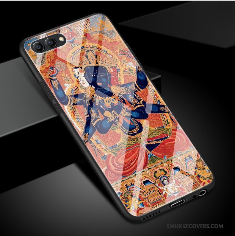 Etui Huawei P10 Plus Kreativ Telefonglas, Cover Huawei P10 Plus Silikone Sort Buddha