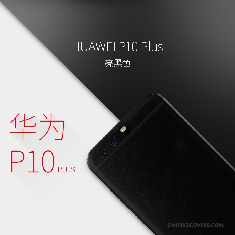 Etui Huawei P10 Plus Læder Telefontynd, Cover Huawei P10 Plus Beskyttelse Skærmbeskyttelse Gul