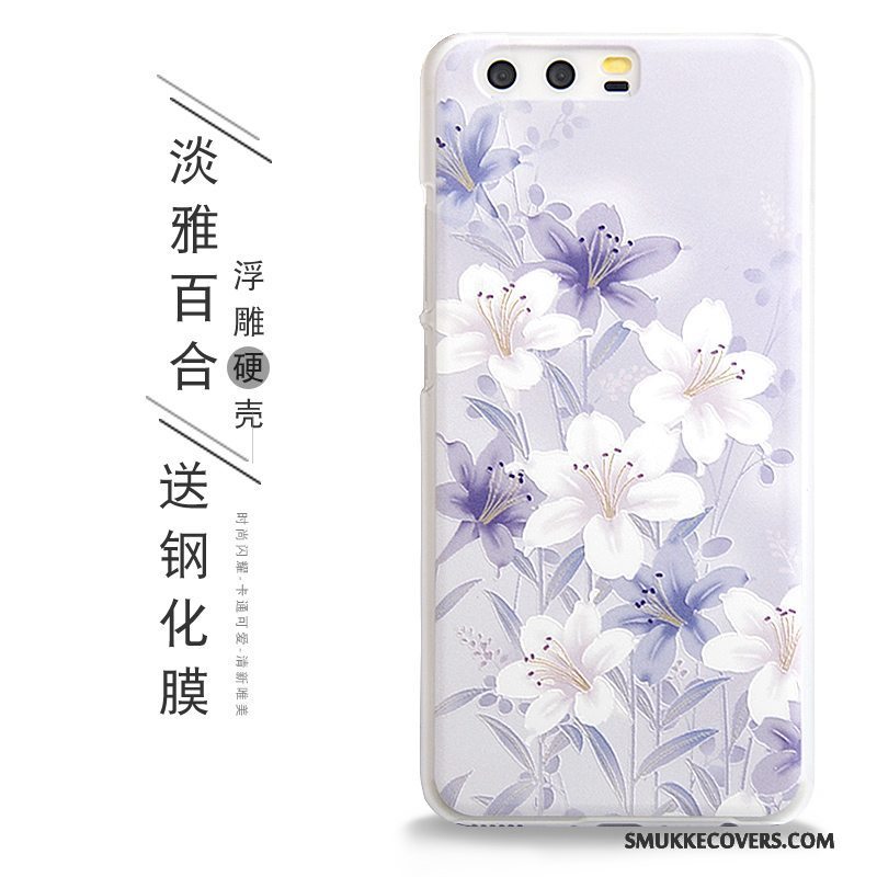 Etui Huawei P10 Plus Relief Af Personlighed Grøn, Cover Huawei P10 Plus Beskyttelse Telefonhård