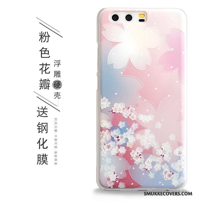 Etui Huawei P10 Plus Relief Af Personlighed Grøn, Cover Huawei P10 Plus Beskyttelse Telefonhård