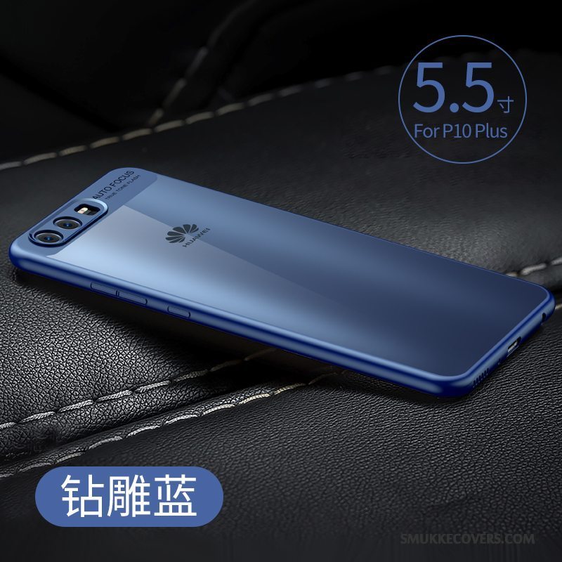 Etui Huawei P10 Plus Silikone Anti-fald Sort, Cover Huawei P10 Plus Beskyttelse Telefonaf Personlighed