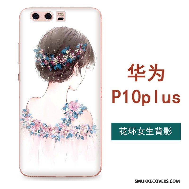 Etui Huawei P10 Plus Silikone Hængende Ornamenter Sort, Cover Huawei P10 Plus Blød Kinesisk Stil Kunst