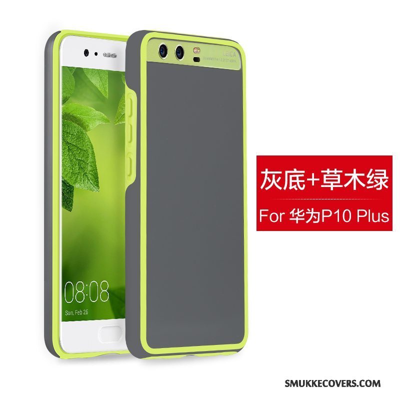 Etui Huawei P10 Plus Tasker Anti-fald Nubuck, Cover Huawei P10 Plus Silikone Simple Telefon