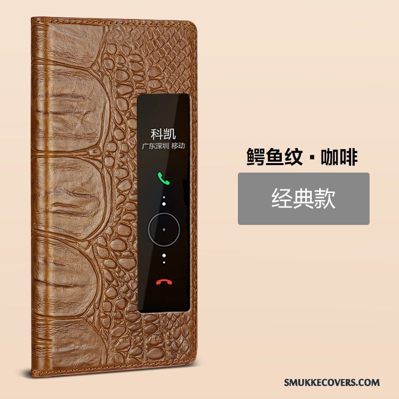 Etui Huawei P10 Plus Tasker Sort Telefon, Cover Huawei P10 Plus Folio Anti-fald Business