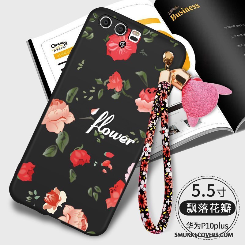 Etui Huawei P10 Plus Tasker Tynd Rød, Cover Huawei P10 Plus Silikone Trend Anti-fald