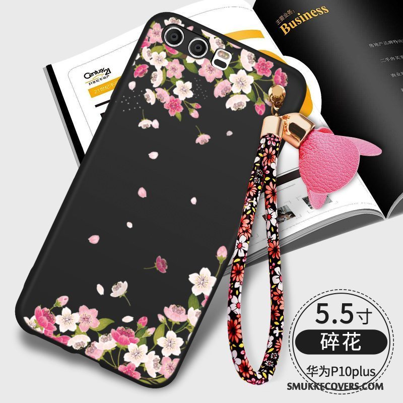 Etui Huawei P10 Plus Tasker Tynd Rød, Cover Huawei P10 Plus Silikone Trend Anti-fald