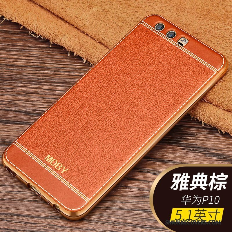 Etui Huawei P10 Silikone Anti-fald Business, Cover Huawei P10 Blød Telefontynde