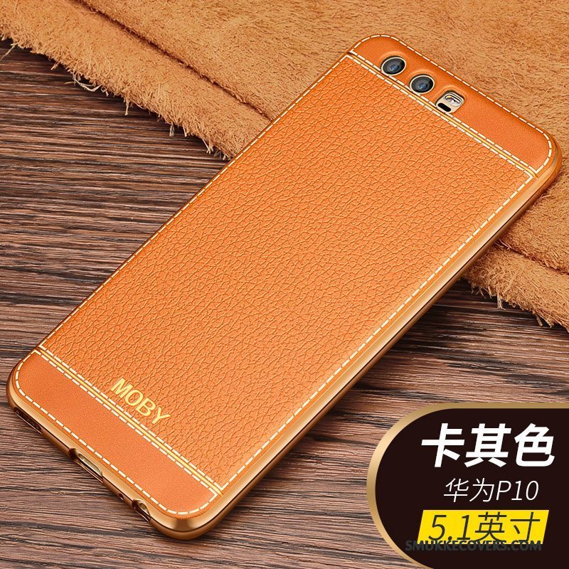 Etui Huawei P10 Silikone Anti-fald Business, Cover Huawei P10 Blød Telefontynde