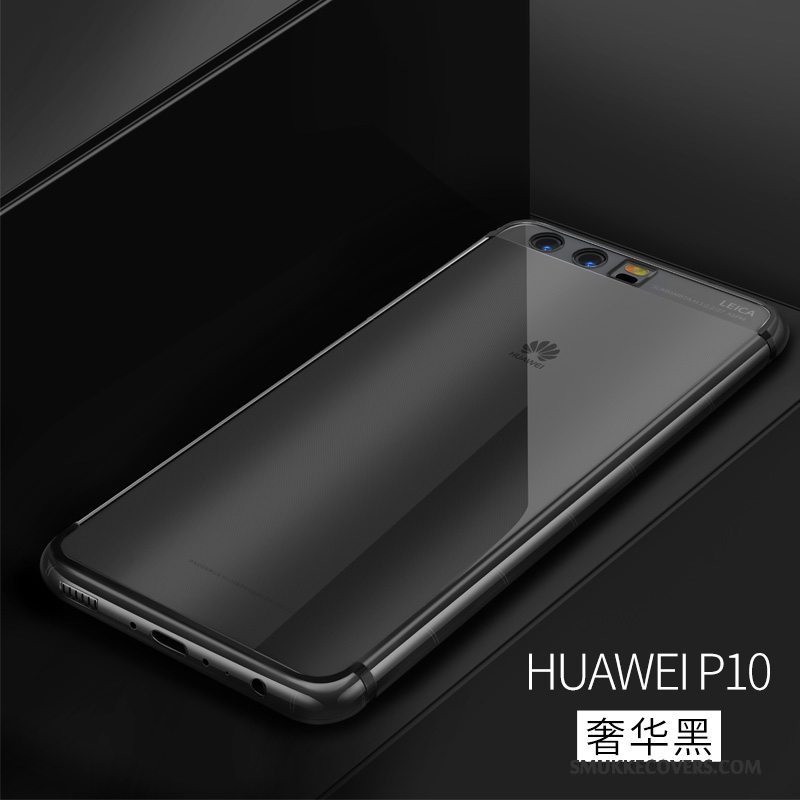 Etui Huawei P10 Silikone Gennemsigtig Af Personlighed, Cover Huawei P10 Blød Telefonblå