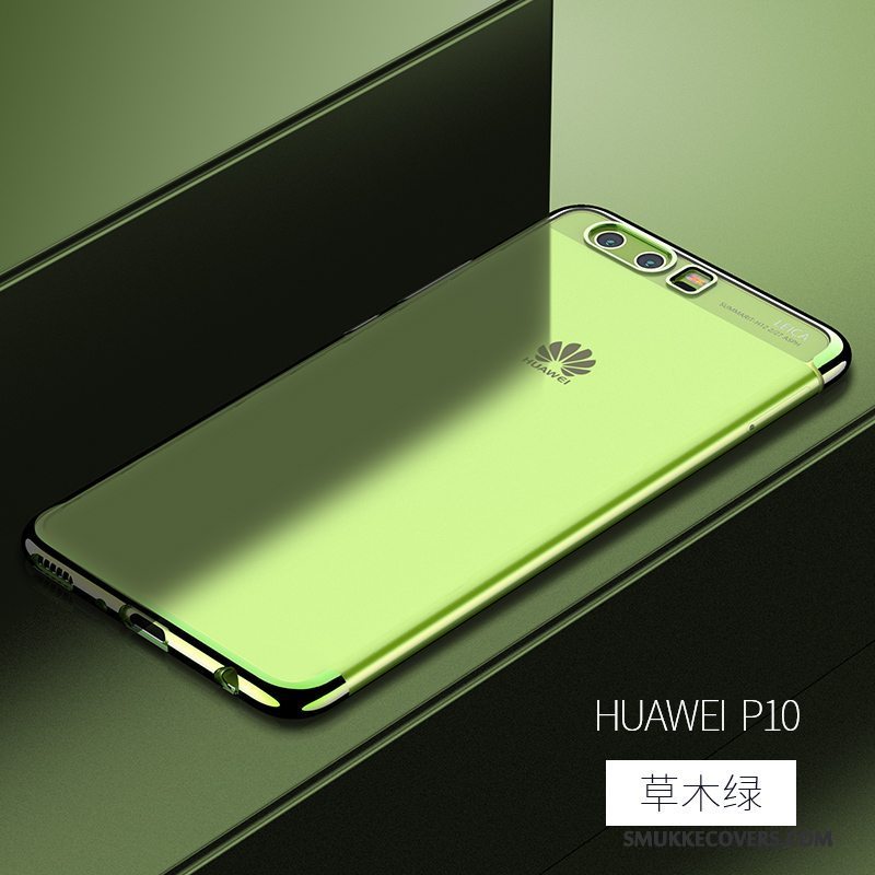 Etui Huawei P10 Silikone Telefonanti-fald, Cover Huawei P10 Beskyttelse Af Personlighed Gennemsigtig
