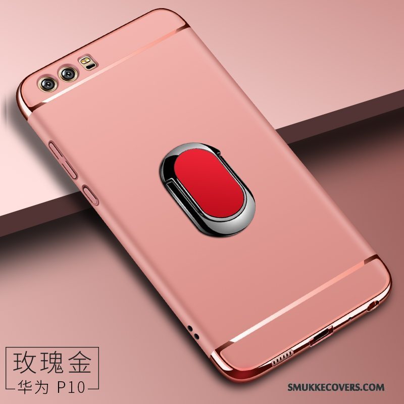 Etui Huawei P10 Support Hård Telefon, Cover Huawei P10 Beskyttelse Magnetisk Rød