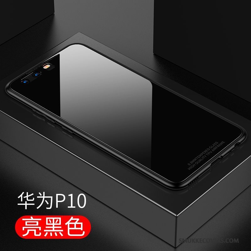 Etui Huawei P10 Tasker Nubuck Mønster, Cover Huawei P10 Beskyttelse Blå Telefon