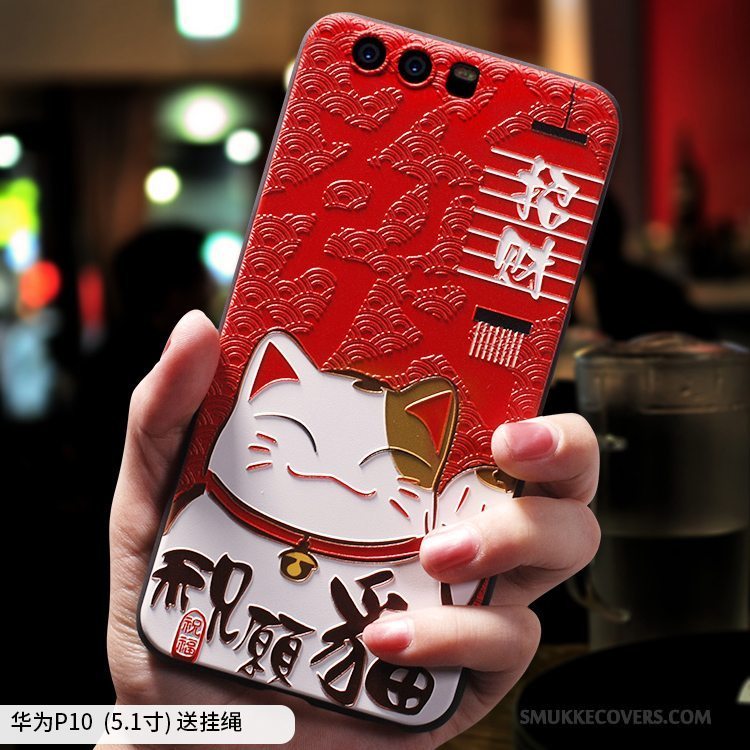 Etui Huawei P10 Tasker Trend Tynd, Cover Huawei P10 Kreativ Wealth Telefon