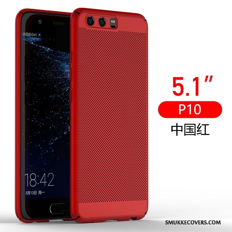 Etui Huawei P10 Tasker Åndbar Udstrålende, Cover Huawei P10 Beskyttelse Tynd Nubuck