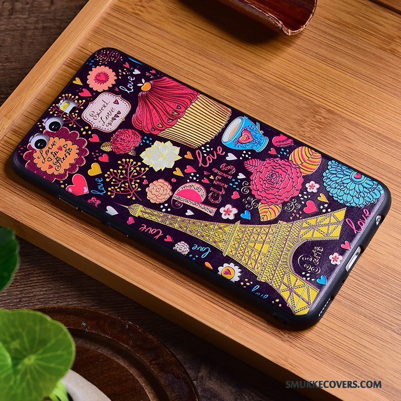 Etui Huawei P10 Vintage Trendy Blå, Cover Huawei P10 Kreativ Af Personlighed Telefon