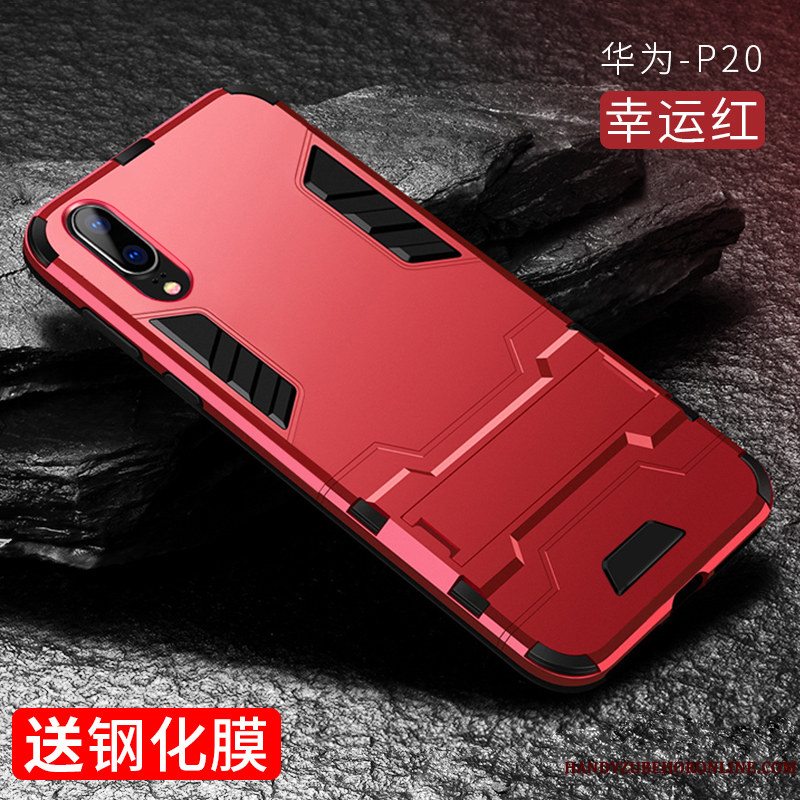 Etui Huawei P20 Beskyttelse Anti-fald Telefon, Cover Huawei P20 Kreativ Net Red Trend