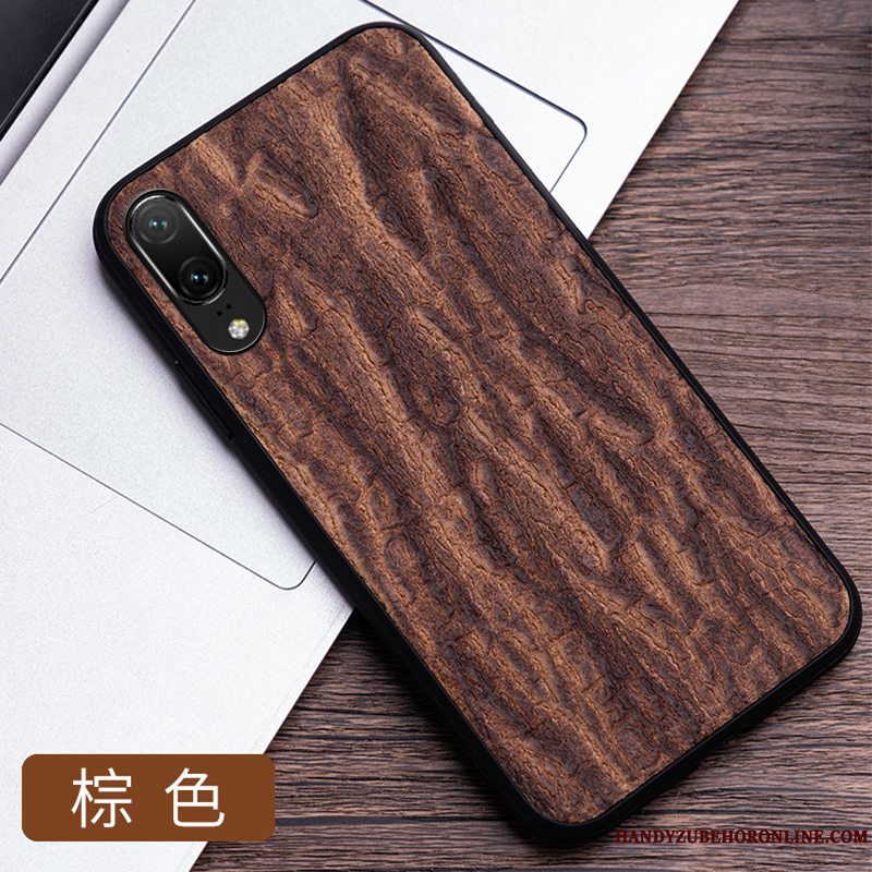 Etui Huawei P20 Beskyttelse Grøn Trendy, Cover Huawei P20 Mode Tree Tilpas